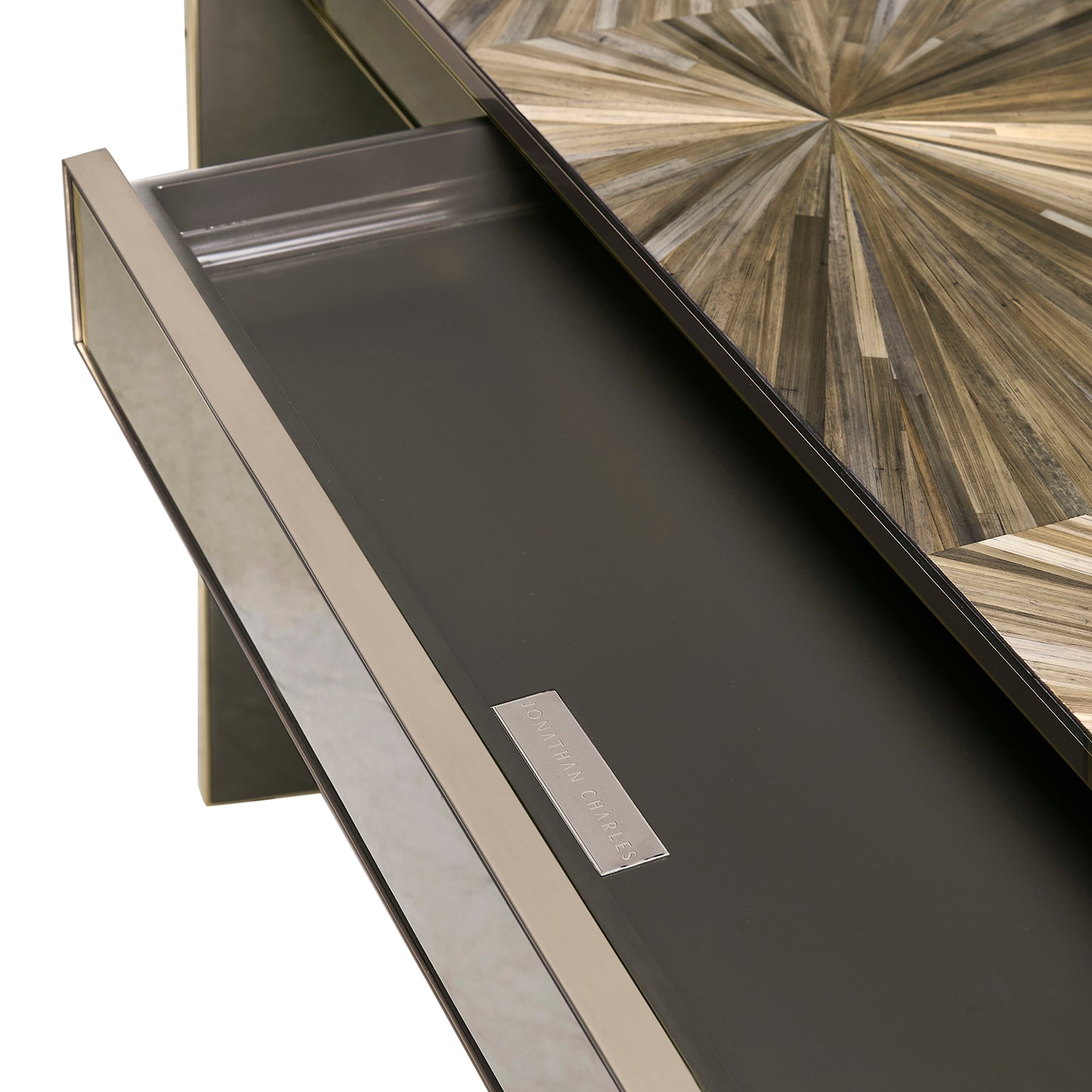 Jonathan Charles Terra Waterfall Console Table