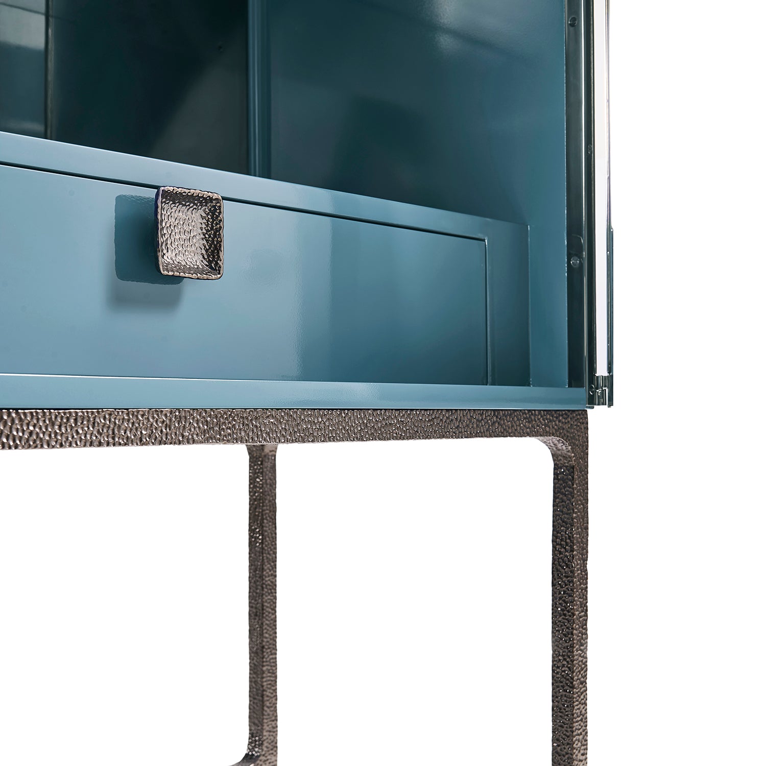 Jonathan Charles Sapphire Bar Cabinet