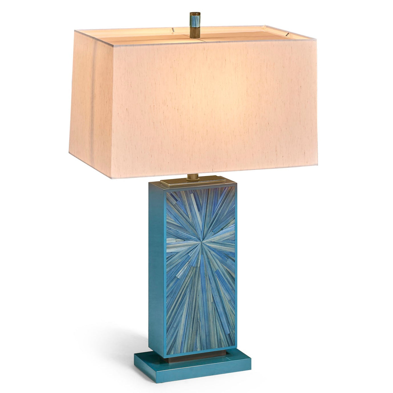 Jonathan Charles Sapphire Vertical Table Lamp