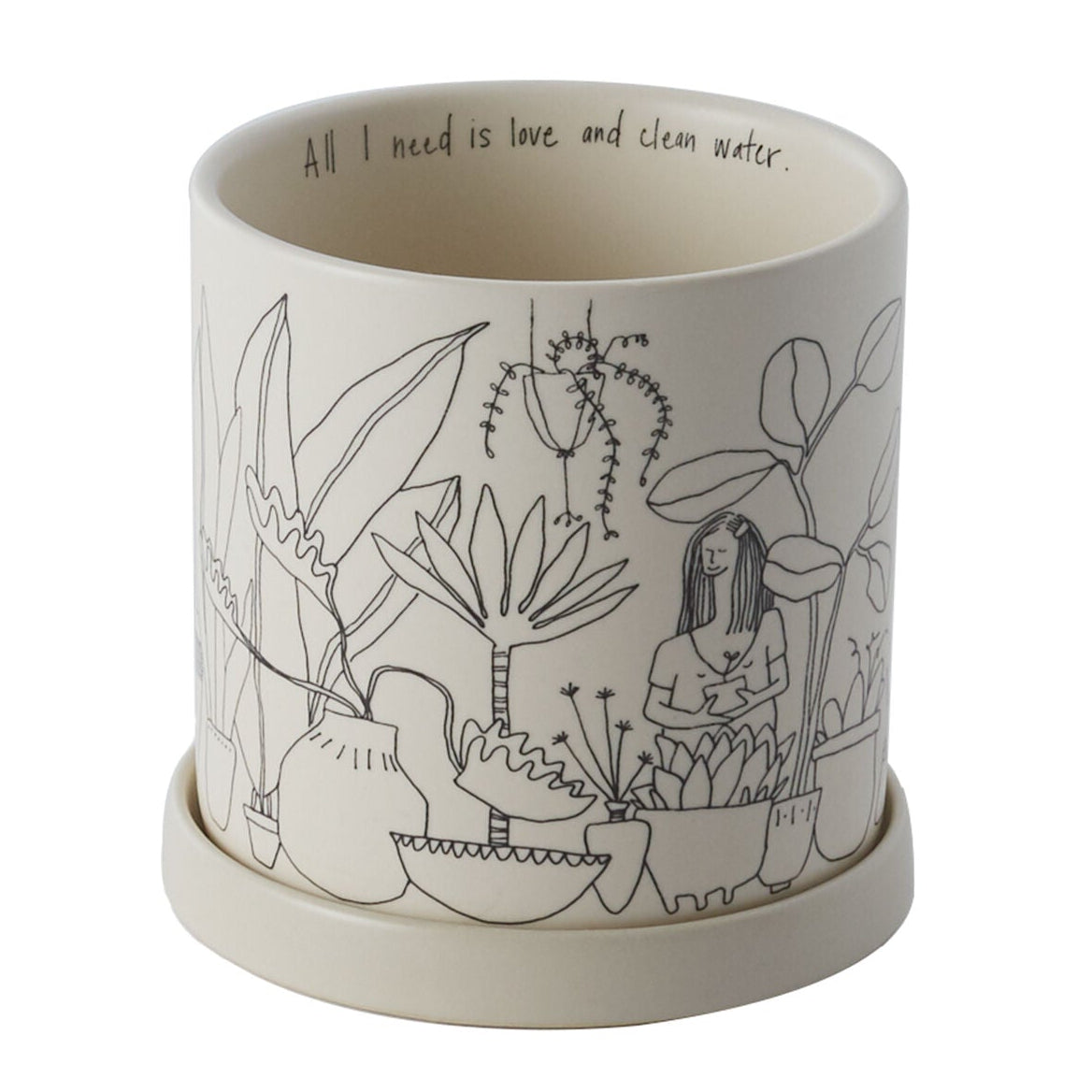Plant Lady Pot decorative home accent