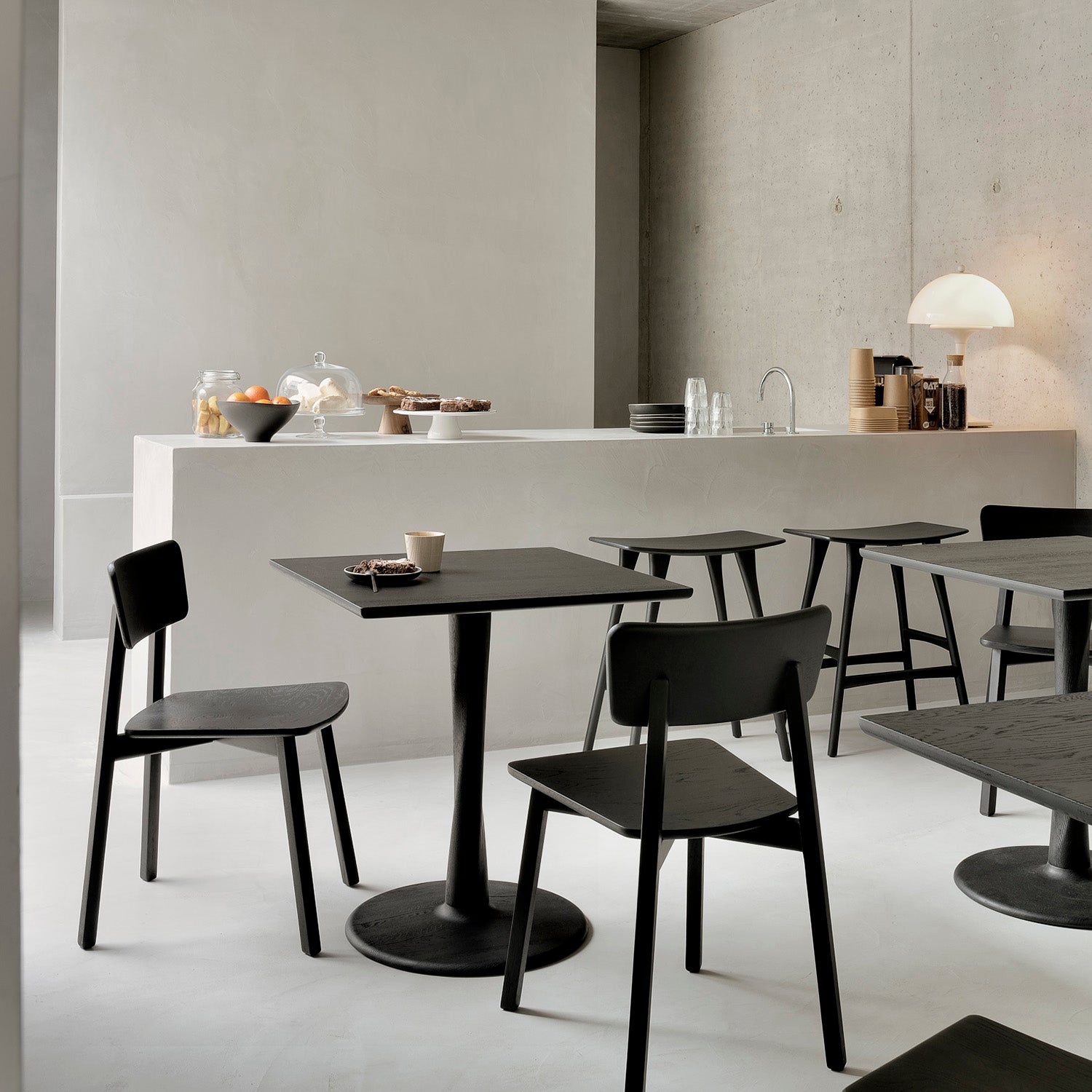 Ethnicraft Osso Bar Stool Set of 2