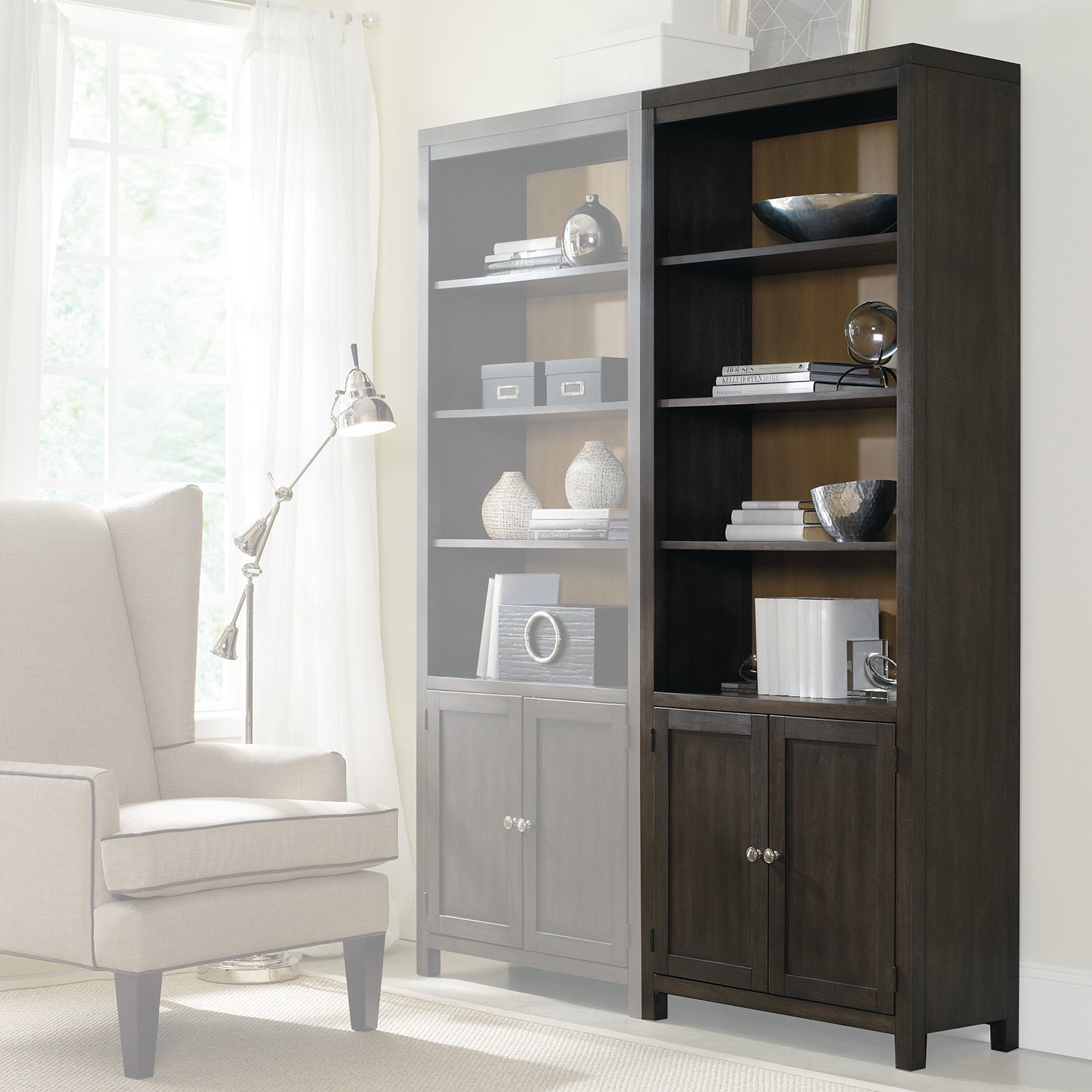 Hooker Furniture South Park Bunching Bookcase