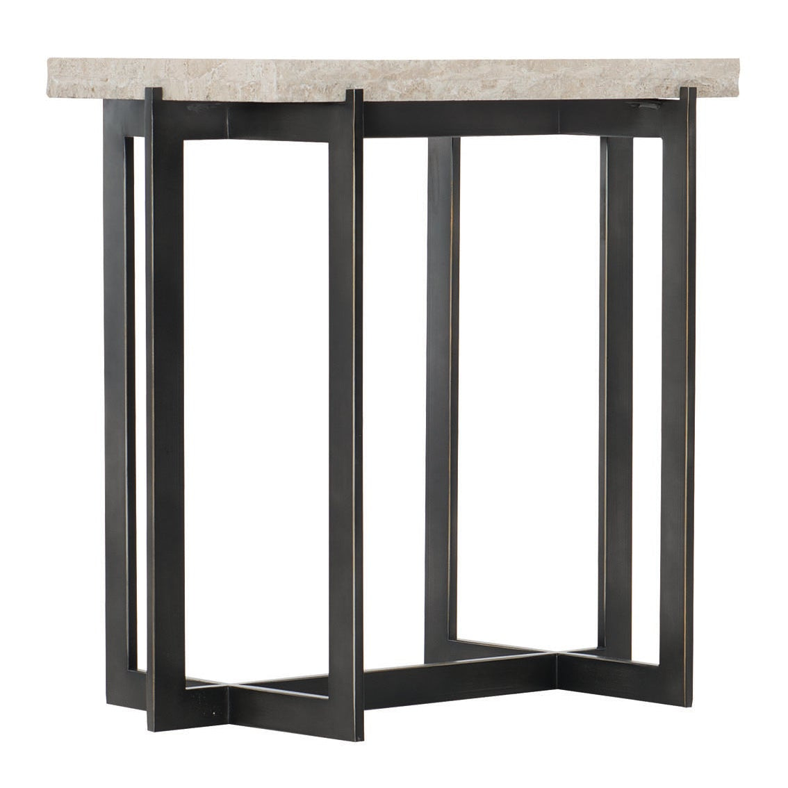 Bernhardt Living Hathaway Metal Drink Table