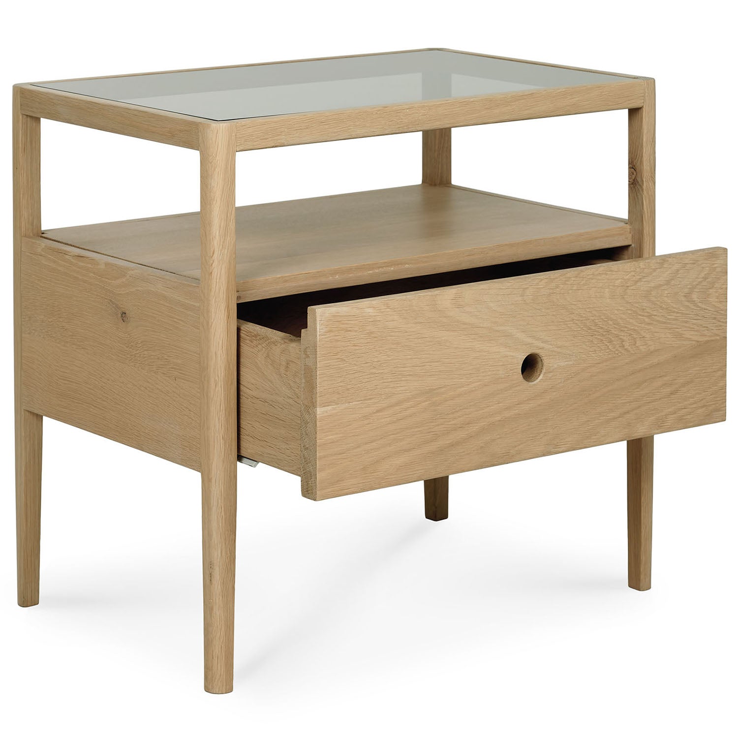 Ethnicraft Spindle Bedside Table Set of 2