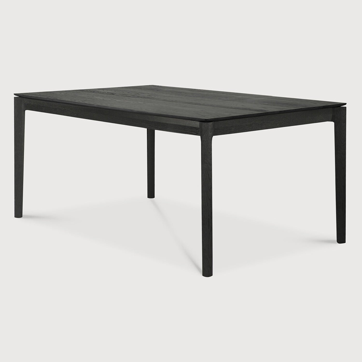 Ethnicraft Bok Extendable Oak Black Dining Table