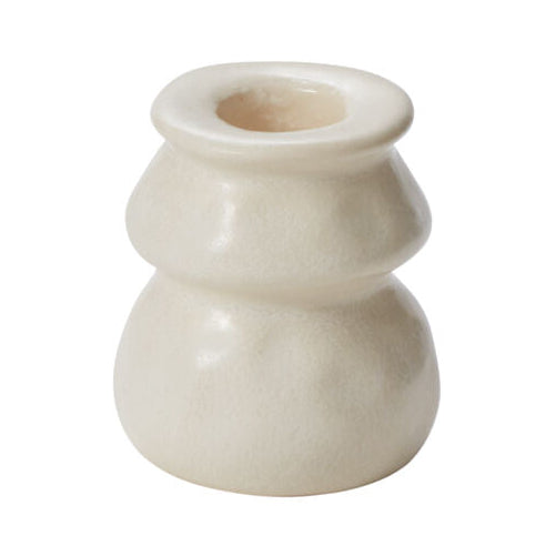 Lyam Candle Holder Set of 8 another view, white ceramic candle holder set of 8