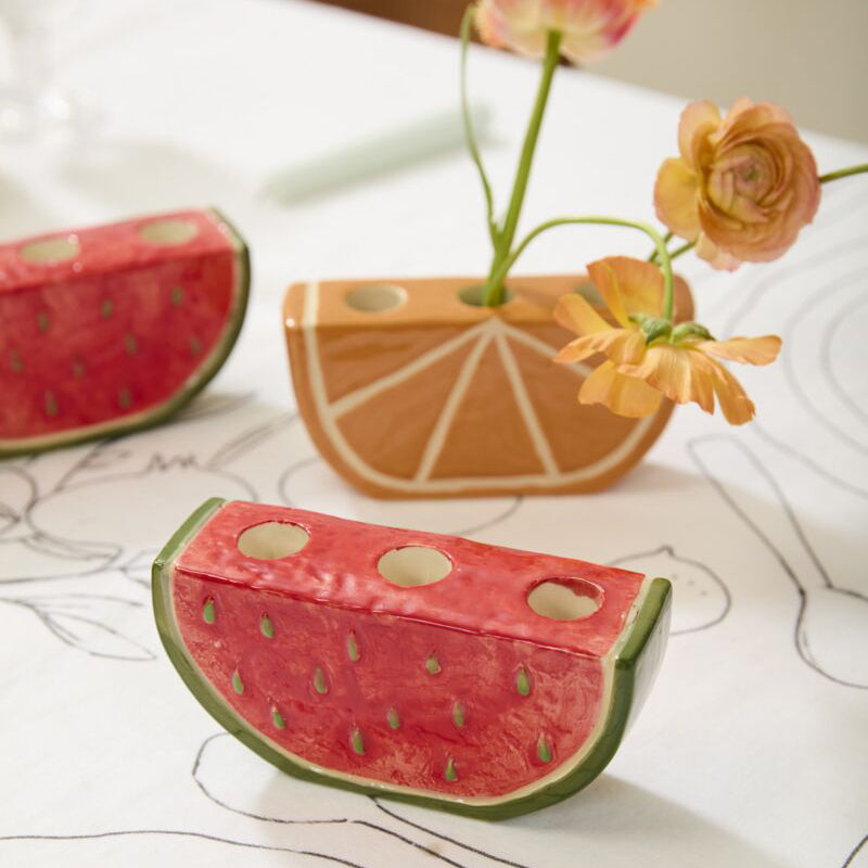 Watermelon Budvase Set of 2