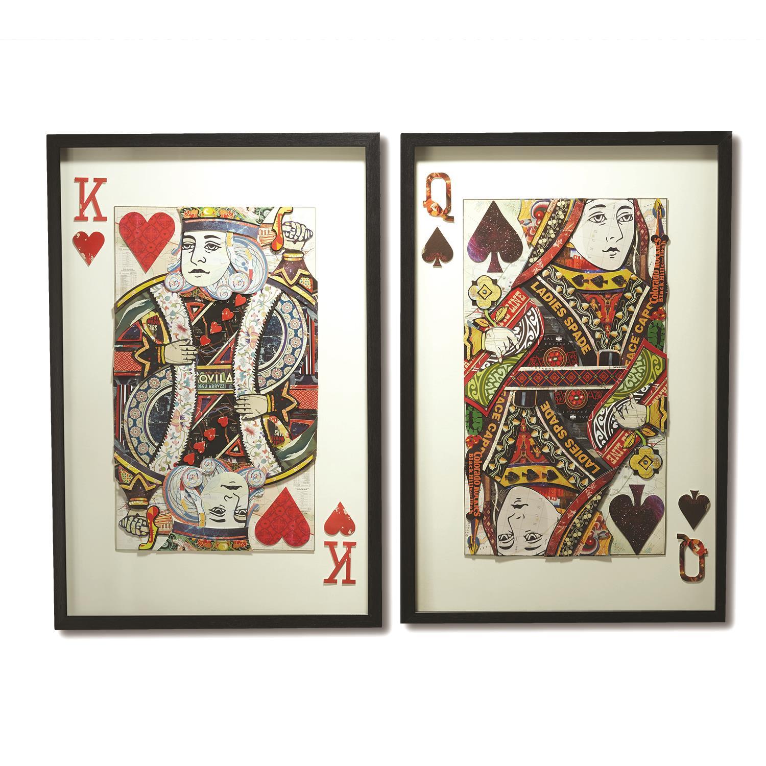 Playing Card Wall Art Set of 2