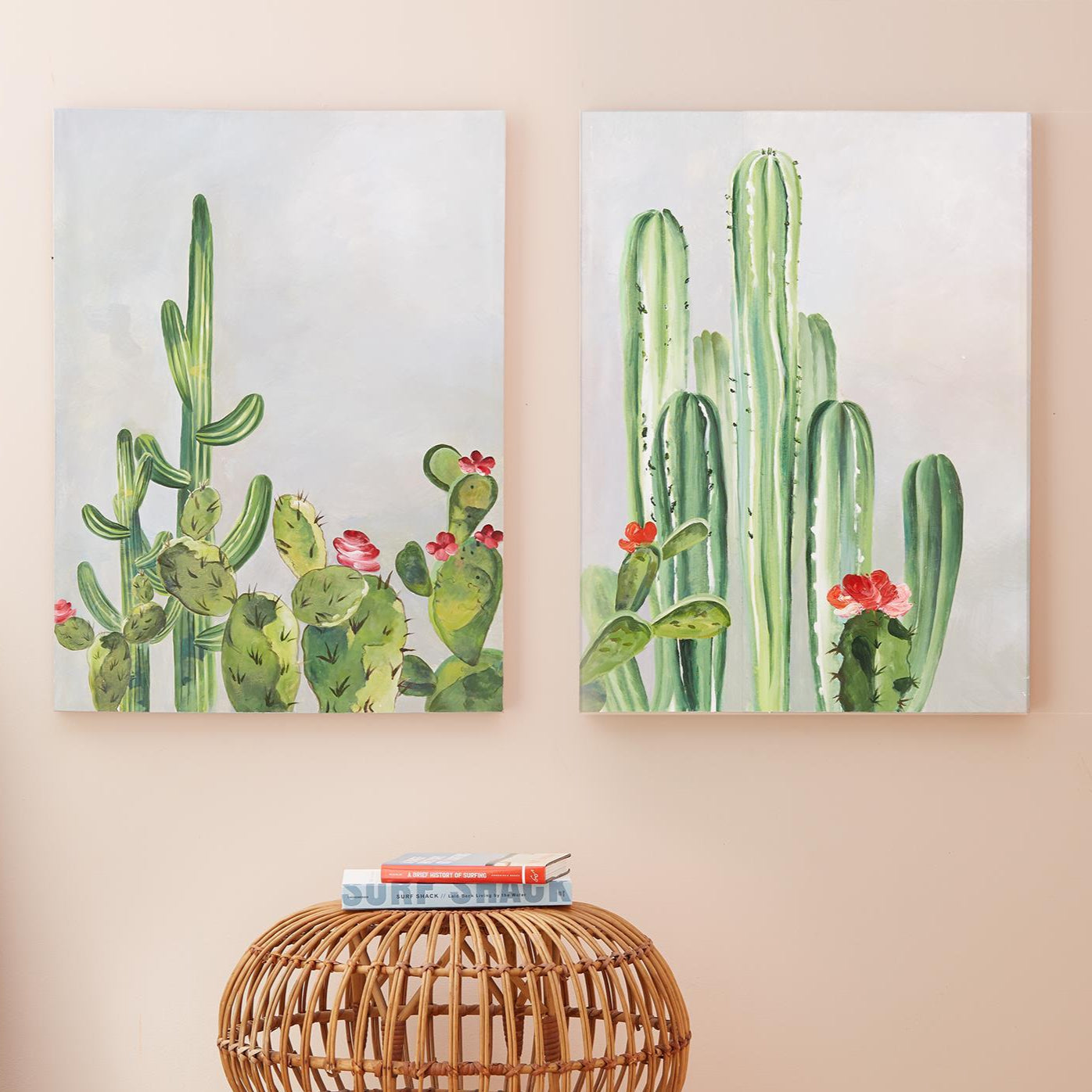 Cacti Wall Art Set of 2