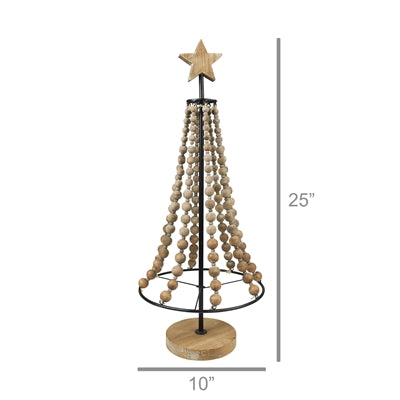 Wood Bead Chistmas Tree