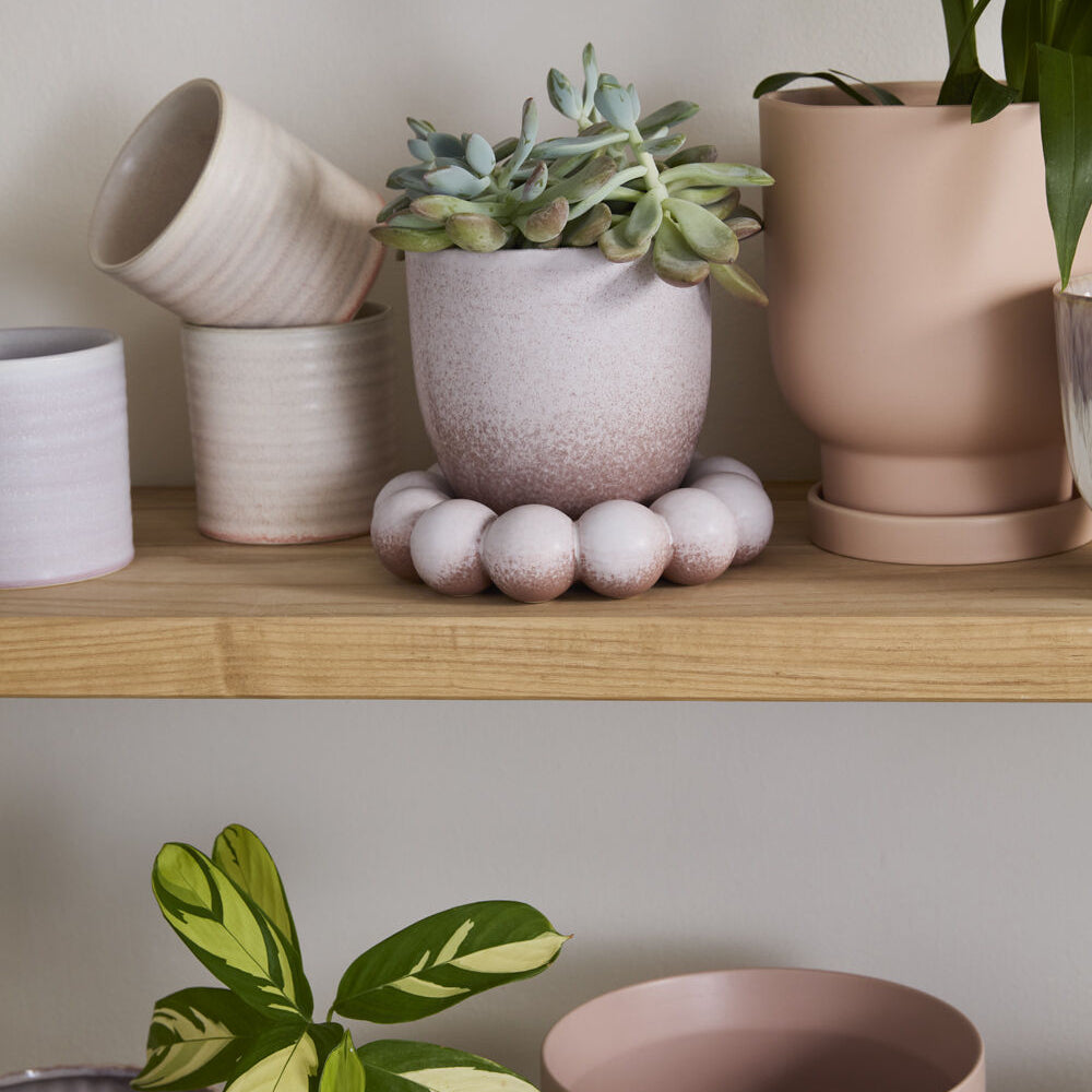 Pearl Pot with Saucer for home and event decor