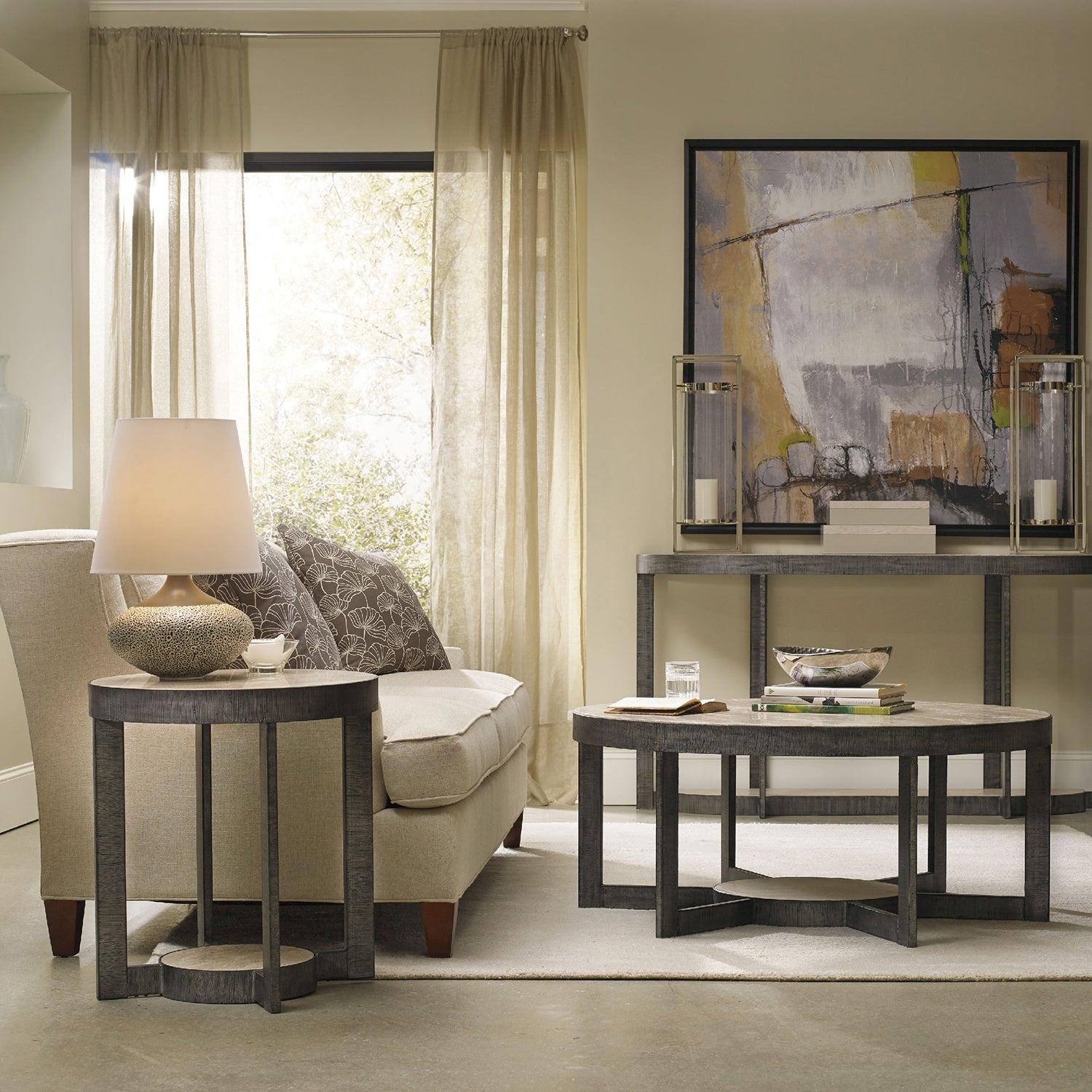 Hooker Furniture Mill Valley Round End Table