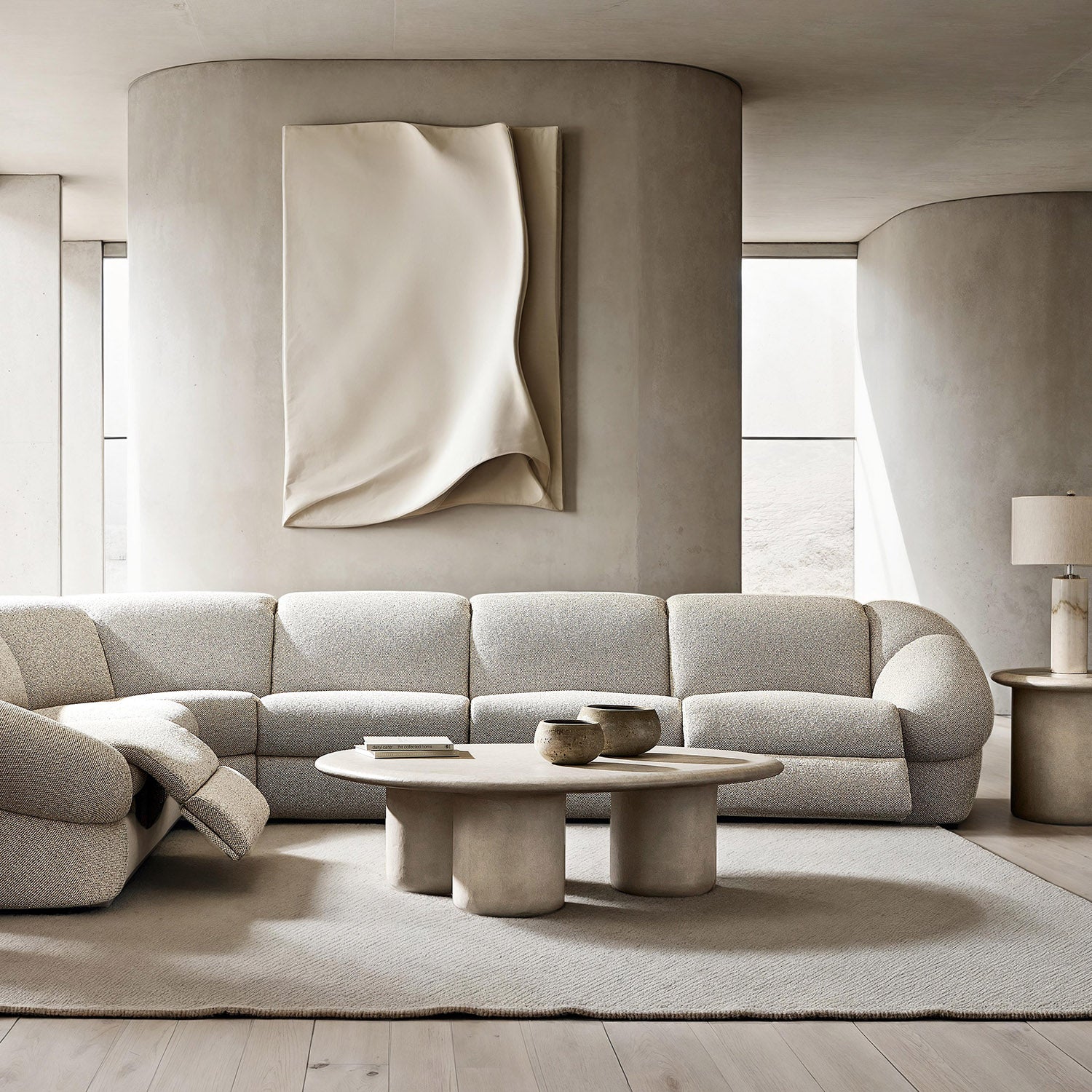 Bernhardt Living Decliff Cocktail Table