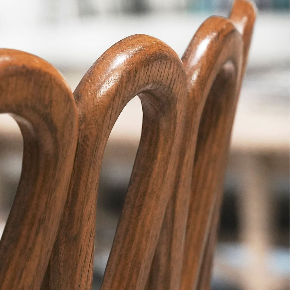 Jonathan Charles Ampney Toasted Oak Arm Chair