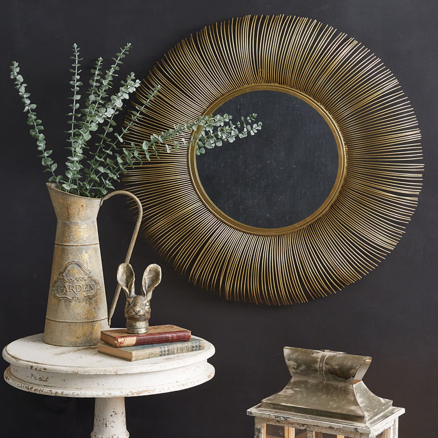 Golden Sunburst Mirror
