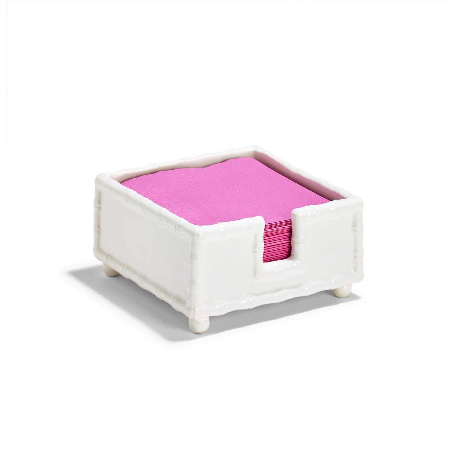 Hampton Faux Bamboo Square Napkin Holder