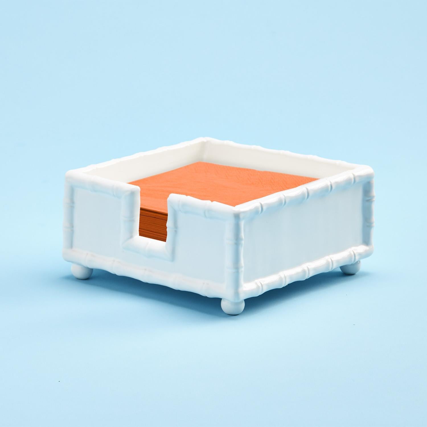 Hampton Faux Bamboo Square Napkin Holder