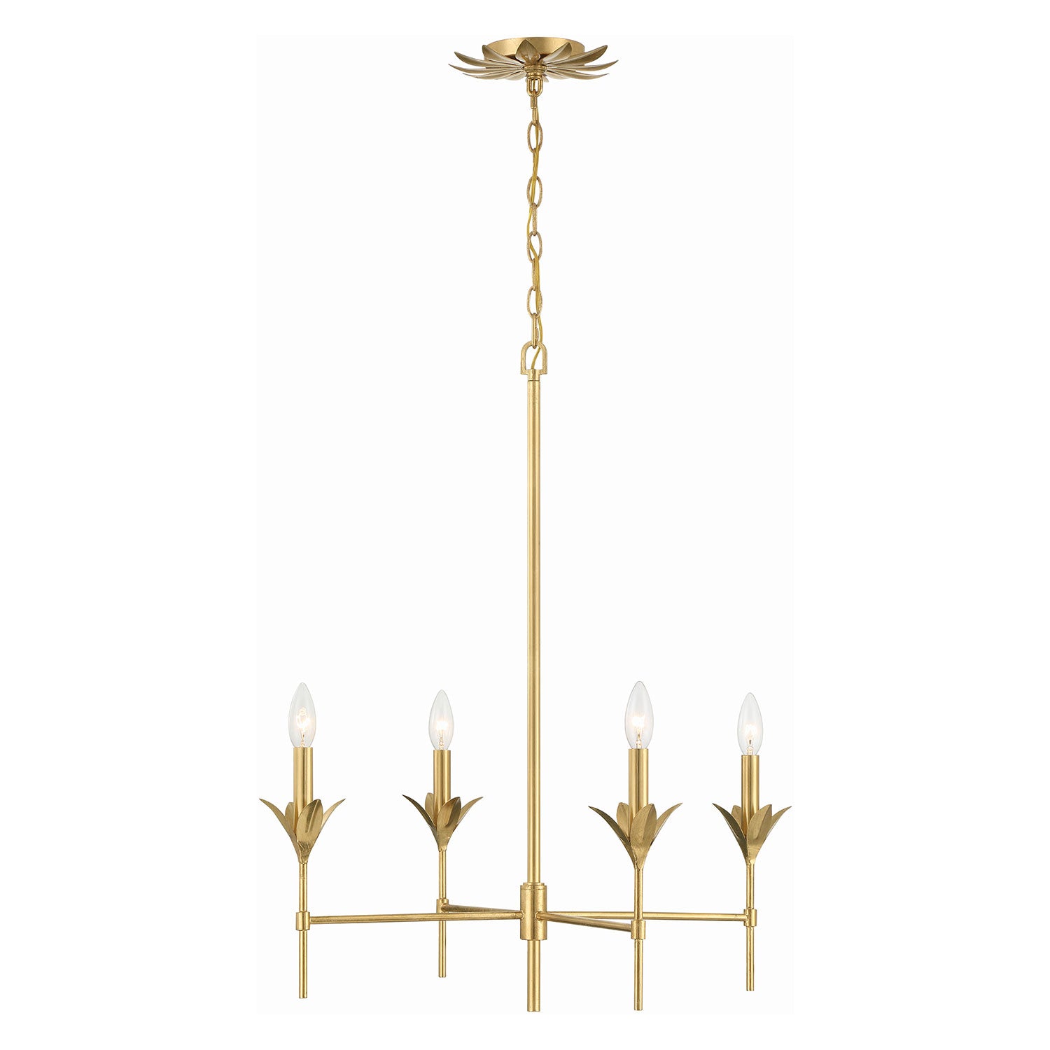 Crystorama Broche 4-Light Chandelier 534