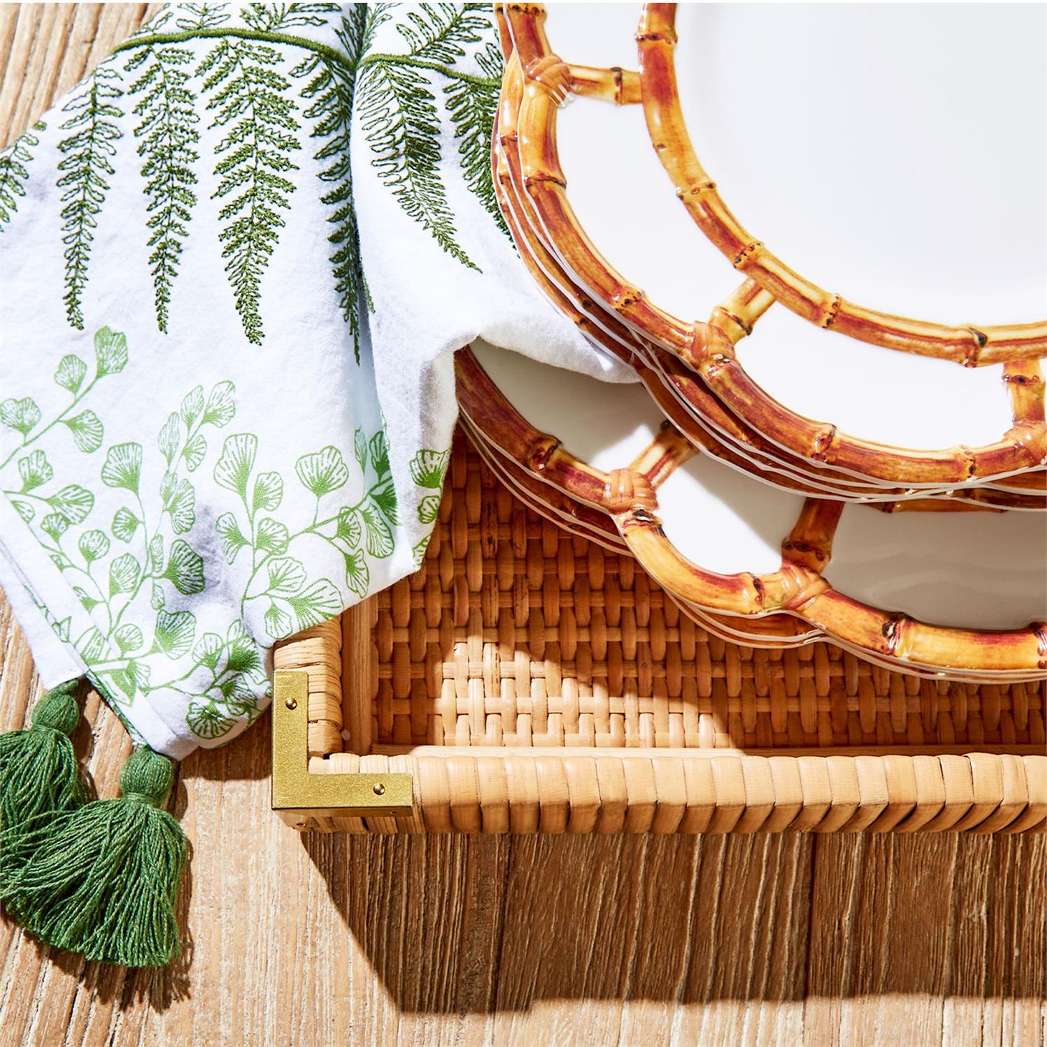 Bamboo Touch Salad Plate Set of 4