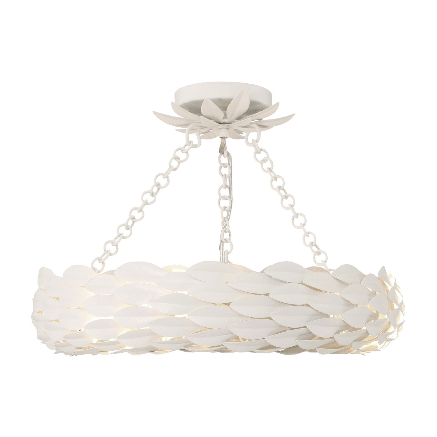 Crystorama Broche 6-Light Semi Flush Ceiling Mount 535