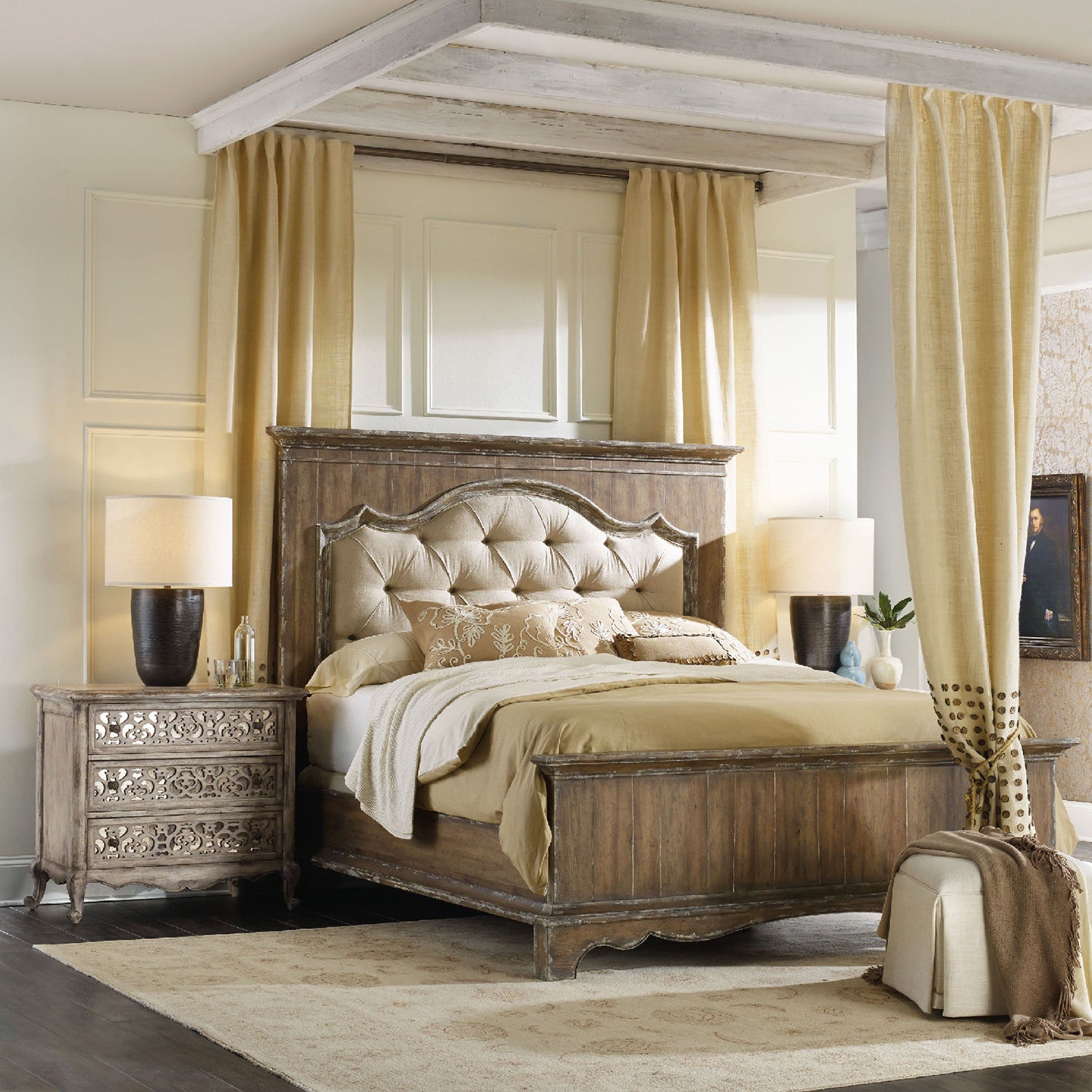 Hooker Furniture Chatelet Fretwork Nightstand