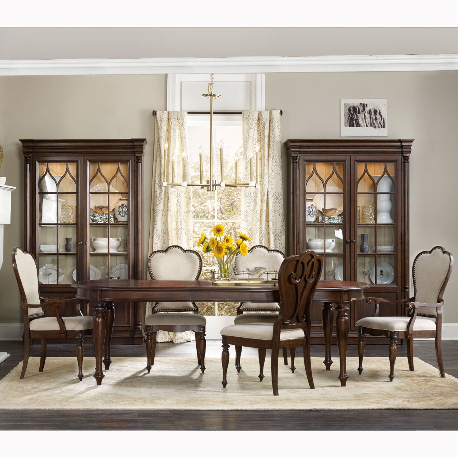 Hooker Furniture Leesburg Upholstered Side Chair Set of 2