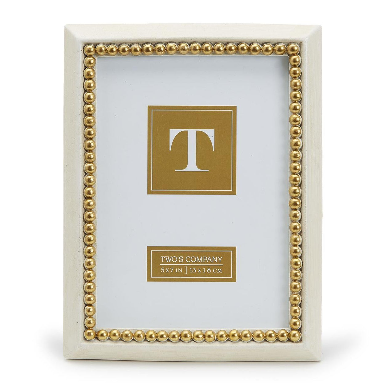 Gold Beads Photo Frame