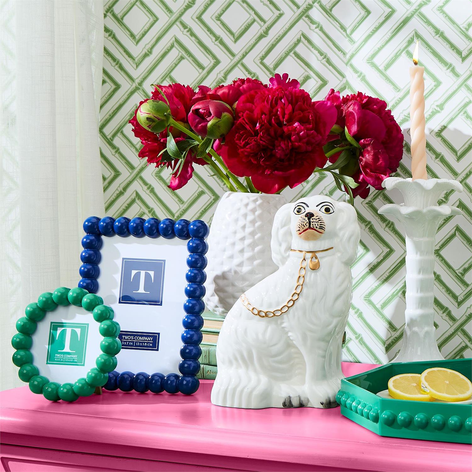 Staffordshire Dog Statue Set of 2