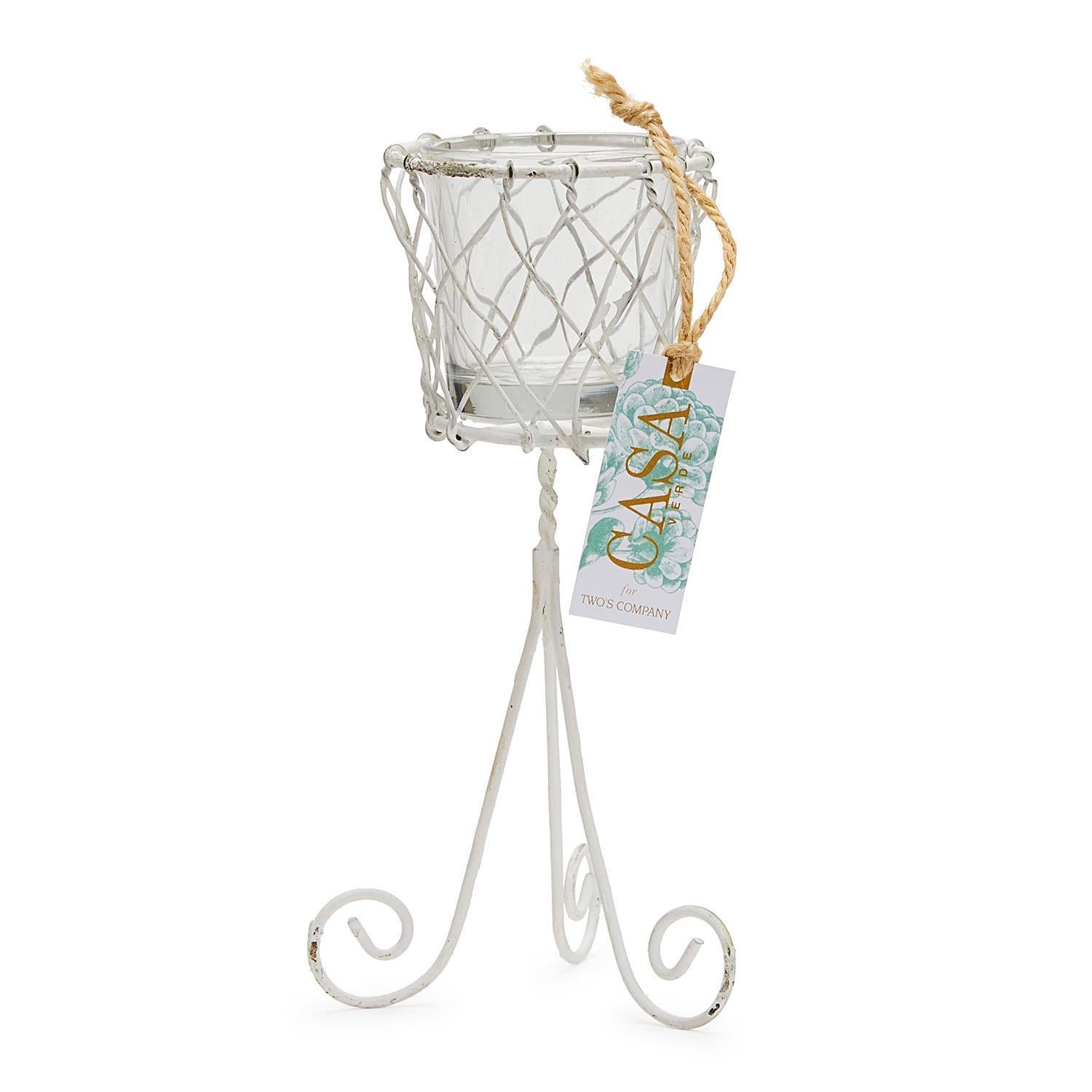 French Wireworks Zaragoza Decorative Posy Holder Set of 2