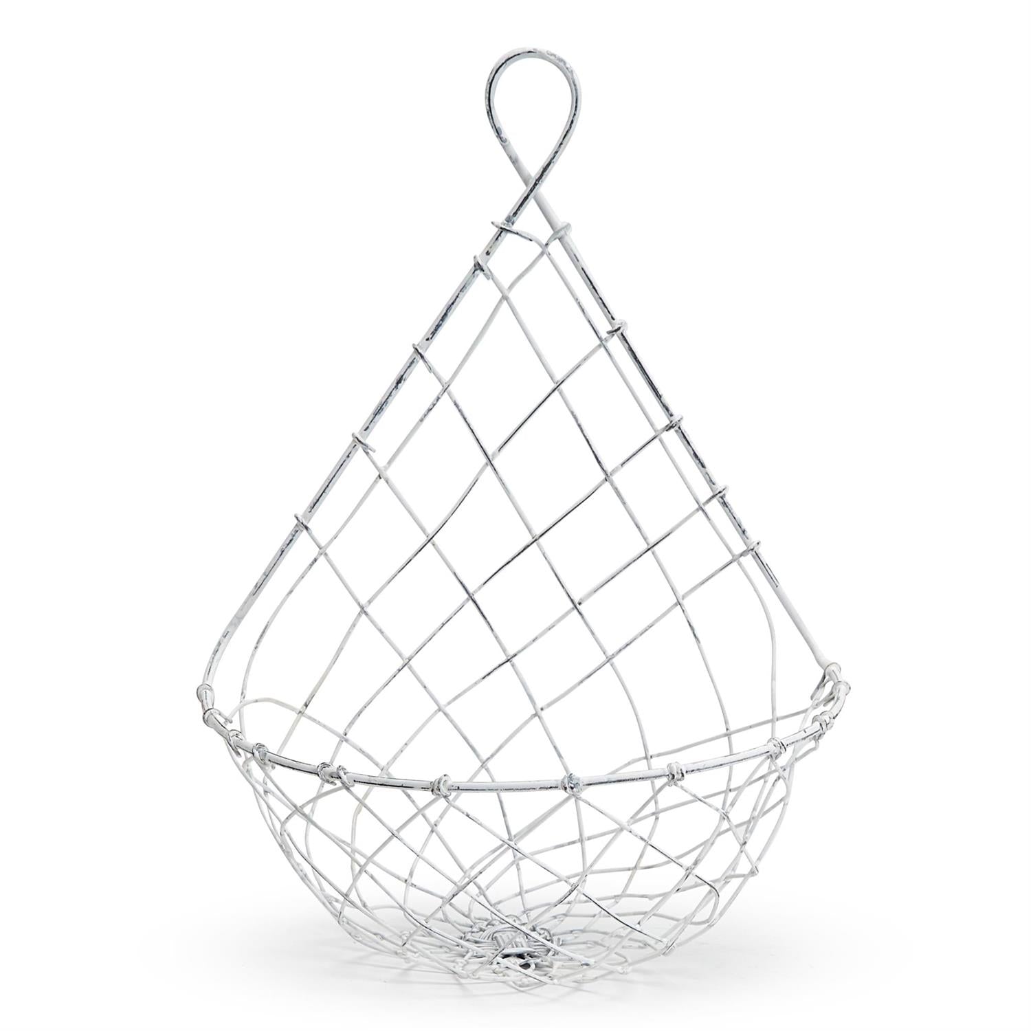 French Wireworks Demi-Lune Hanging Basket