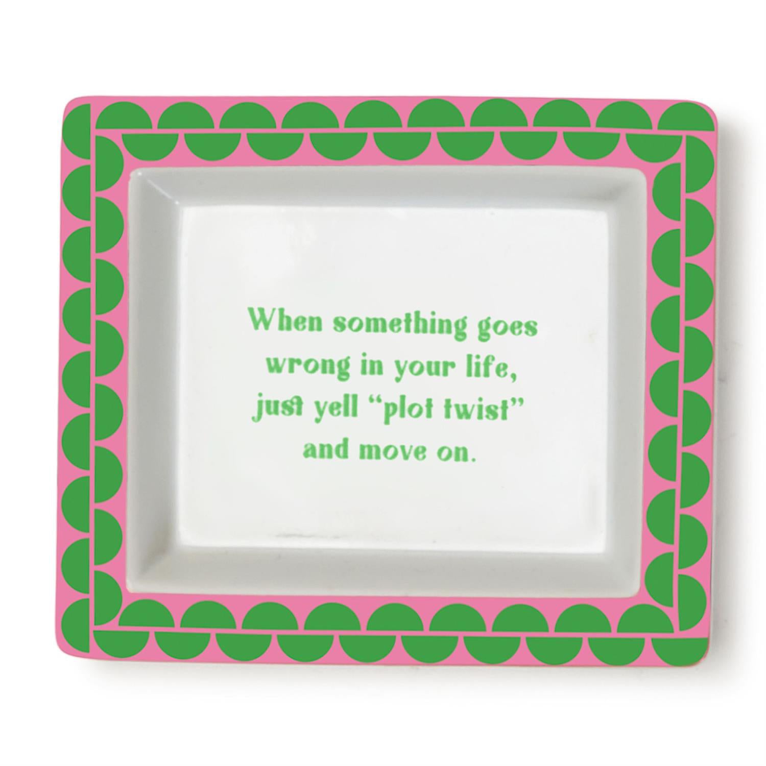 Sassy Wise Saying Desk Tray in Gift Box Set of 6