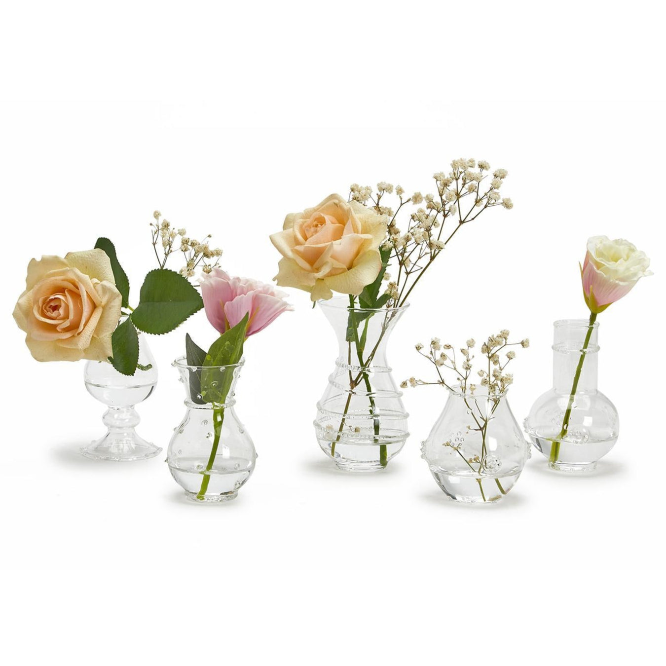 Verre Bud Vase Set of 5