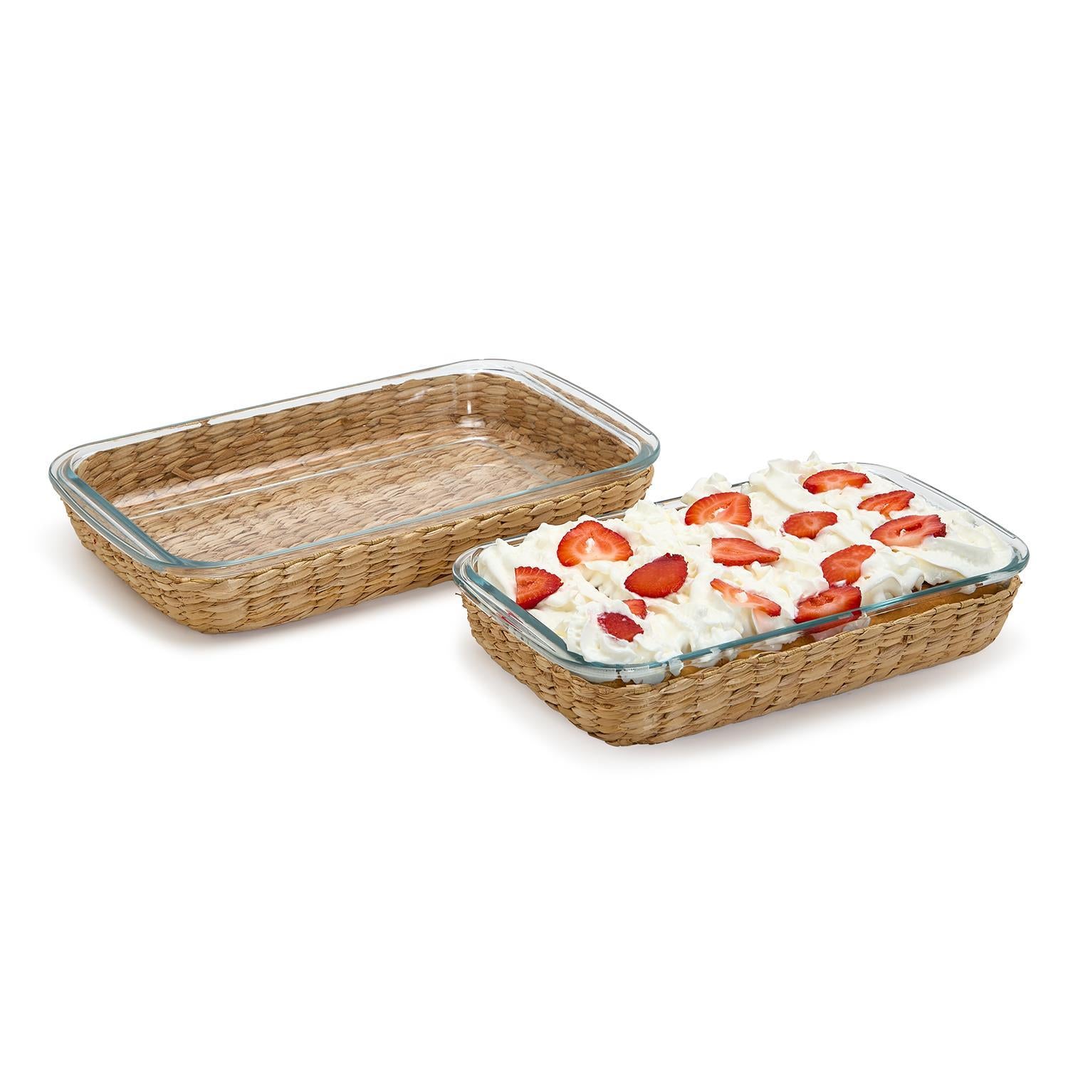 Borosilicate Glass Baking Dish Set of 2