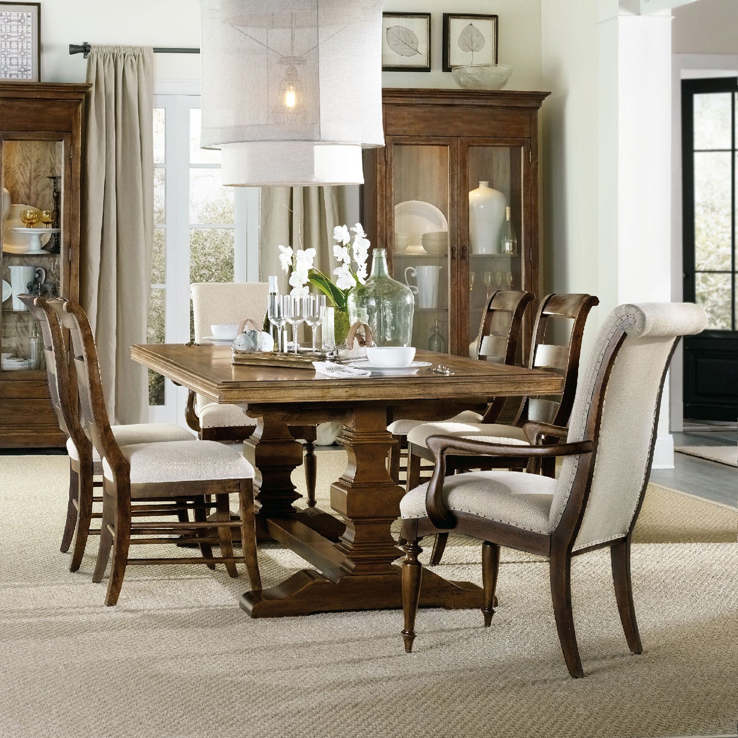 Hooker Furniture Archivist Ladderback Side Chair Set of 2