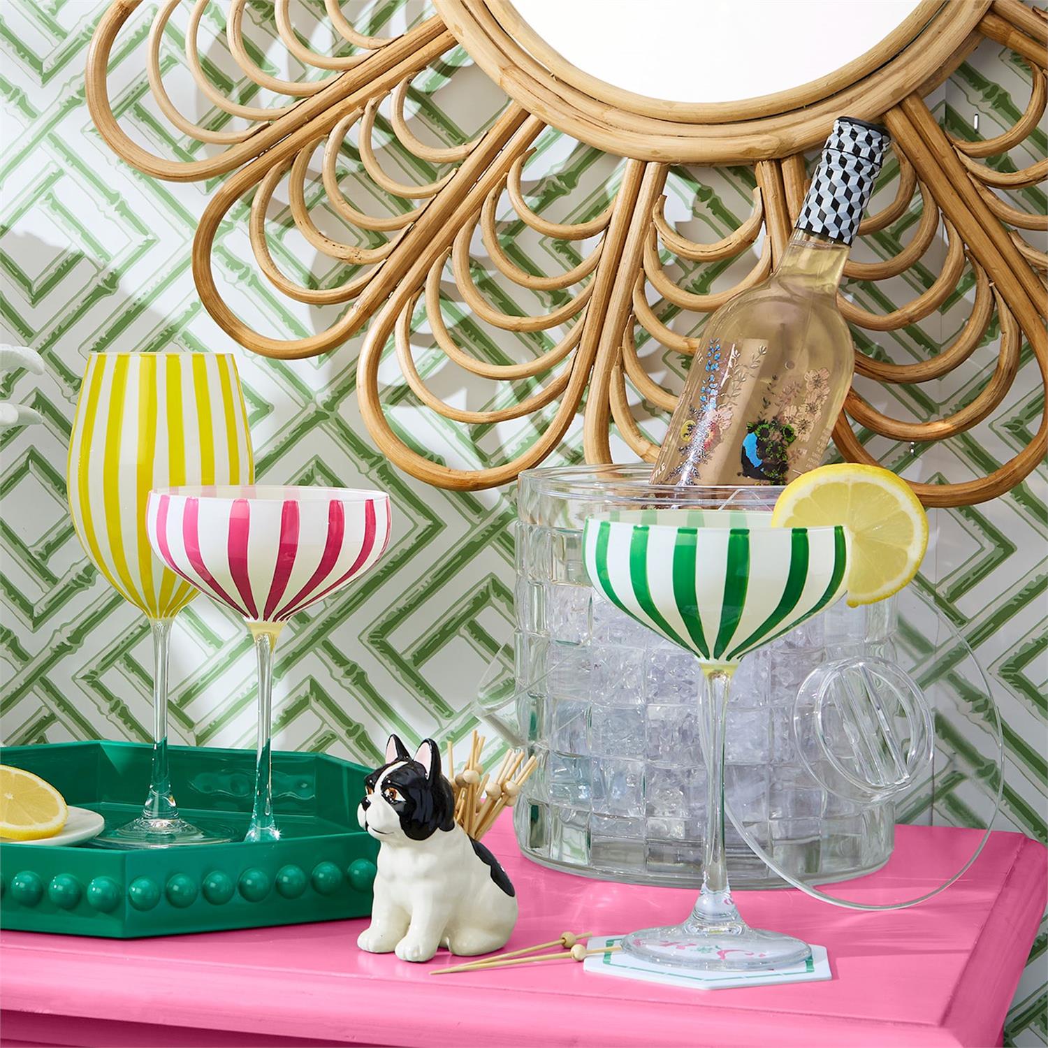 Flower Shaped Wall Mirror