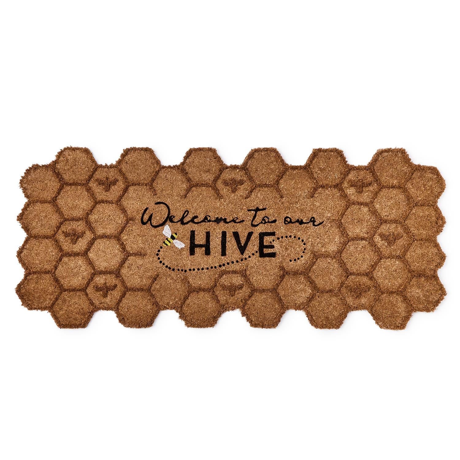 Welcome To Our Hive Bee Door Mat