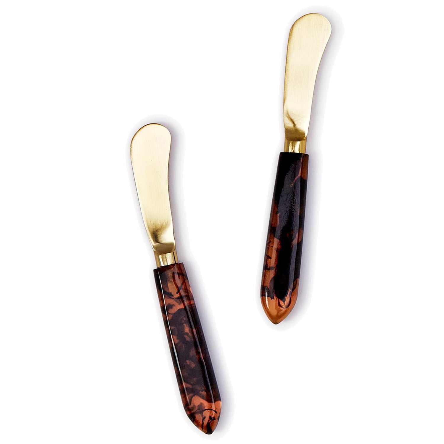 Tortoise Swirl Spreader Set of 2