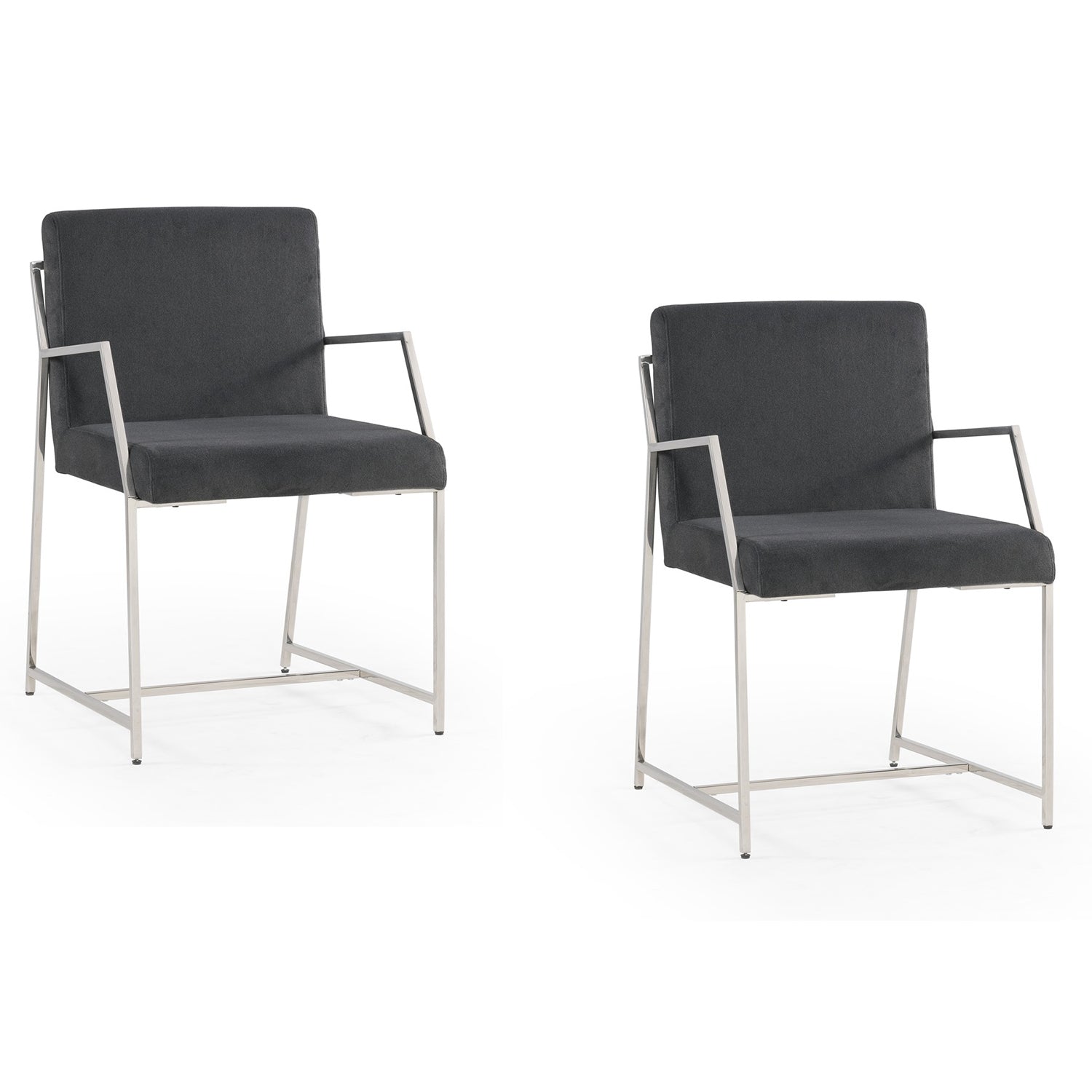 Bassett Mirror Polygon Dining Chair Set of 2