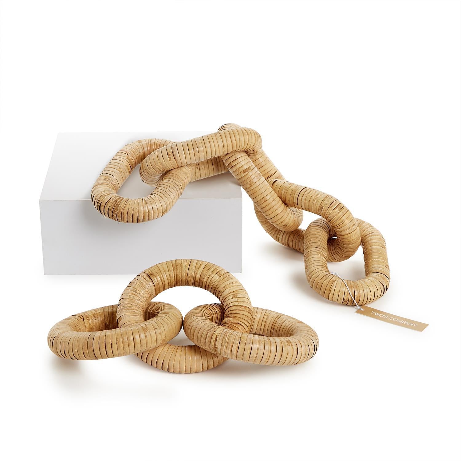 Rattan Links Set of 2