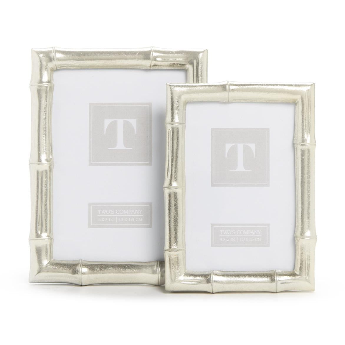 Faux Bamboo Photo Frame Set of 2