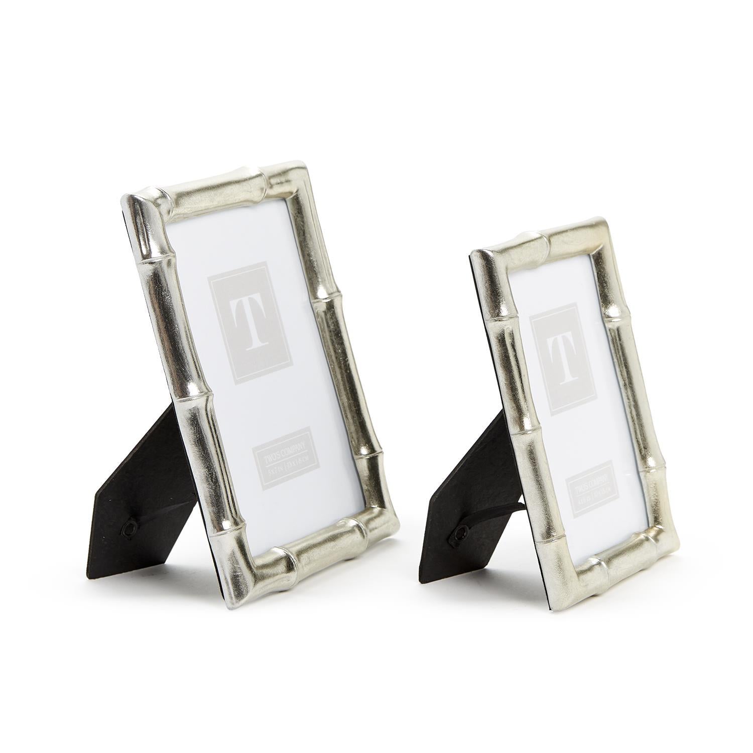 Faux Bamboo Photo Frame Set of 2