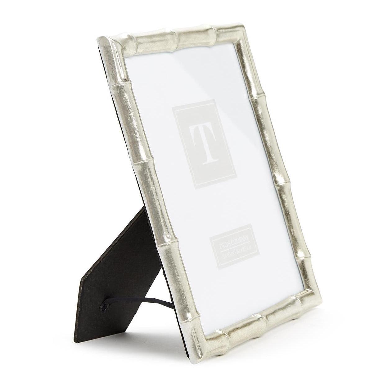 Silver Faux Bamboo Photo Frame