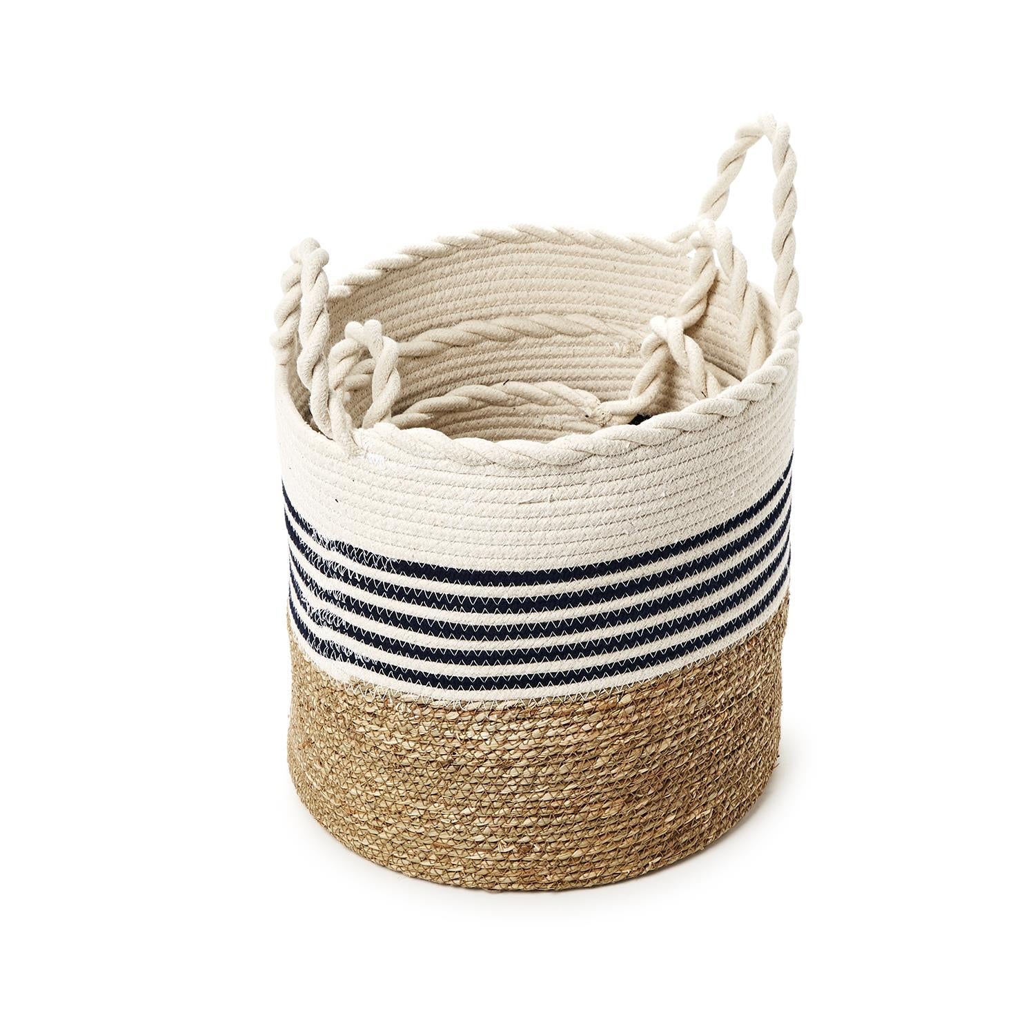 Circular Weave Basket Set of 3
