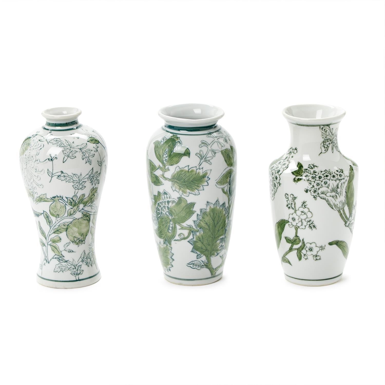 Primrose and Lotus Vase Set of 3