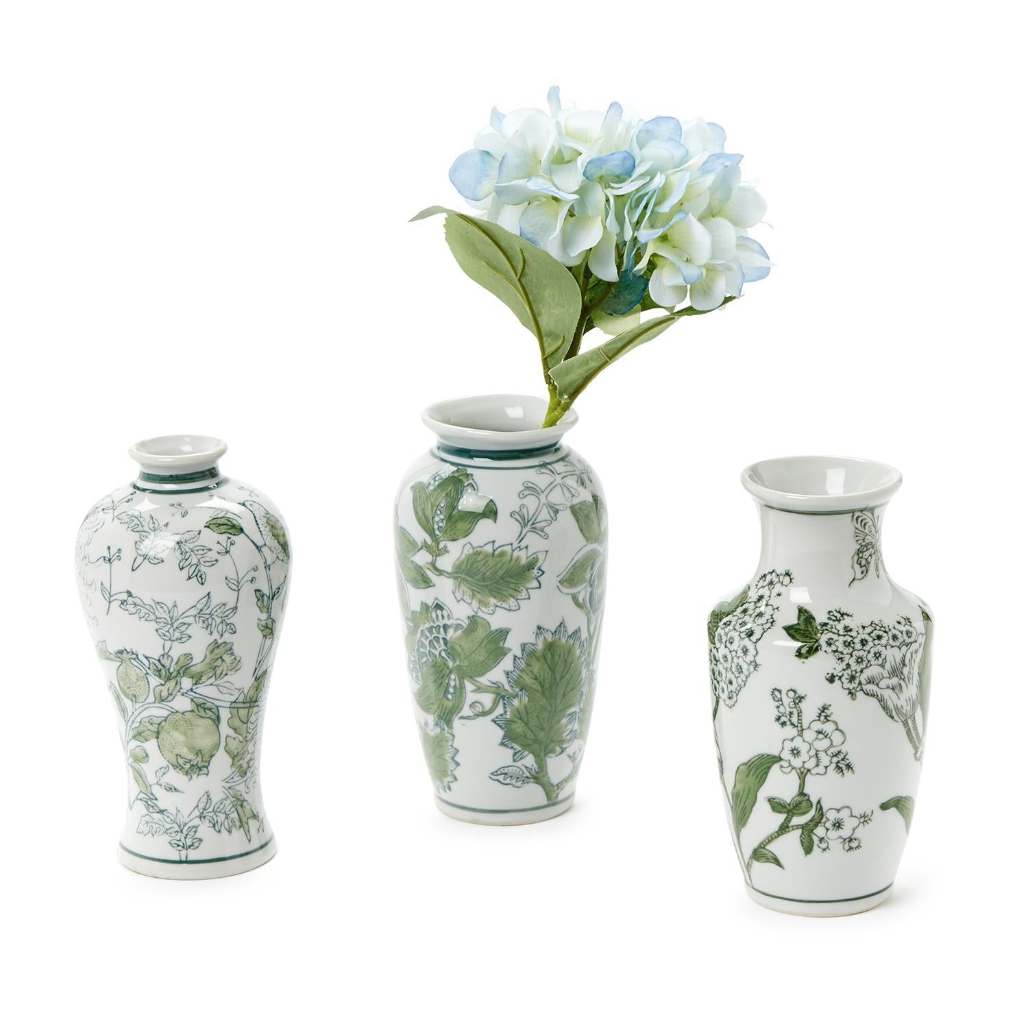 Primrose and Lotus Vase Set of 3