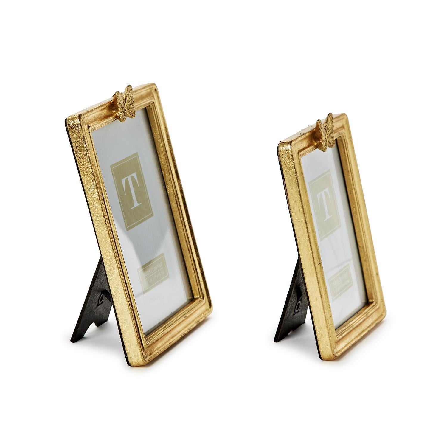 Golden Butterfly Photo Frame Set of 2
