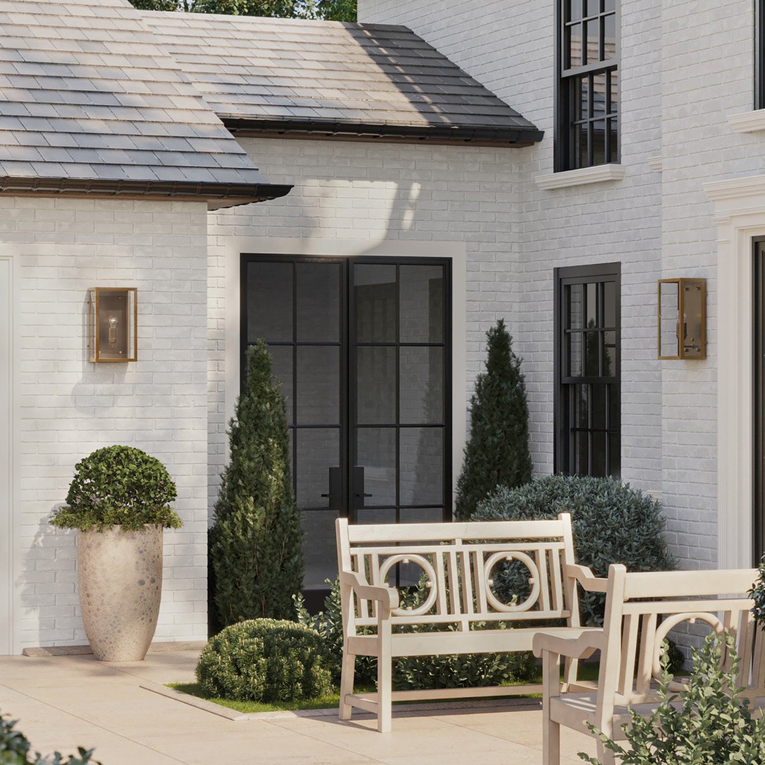 Currey & Co Royster Outdoor Wall Sconce