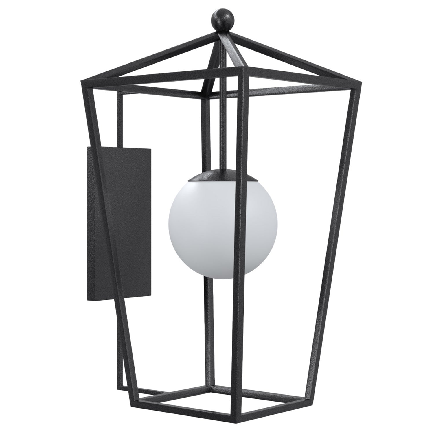 Currey & Co Denison Black Small Outdoor Wall Sconce