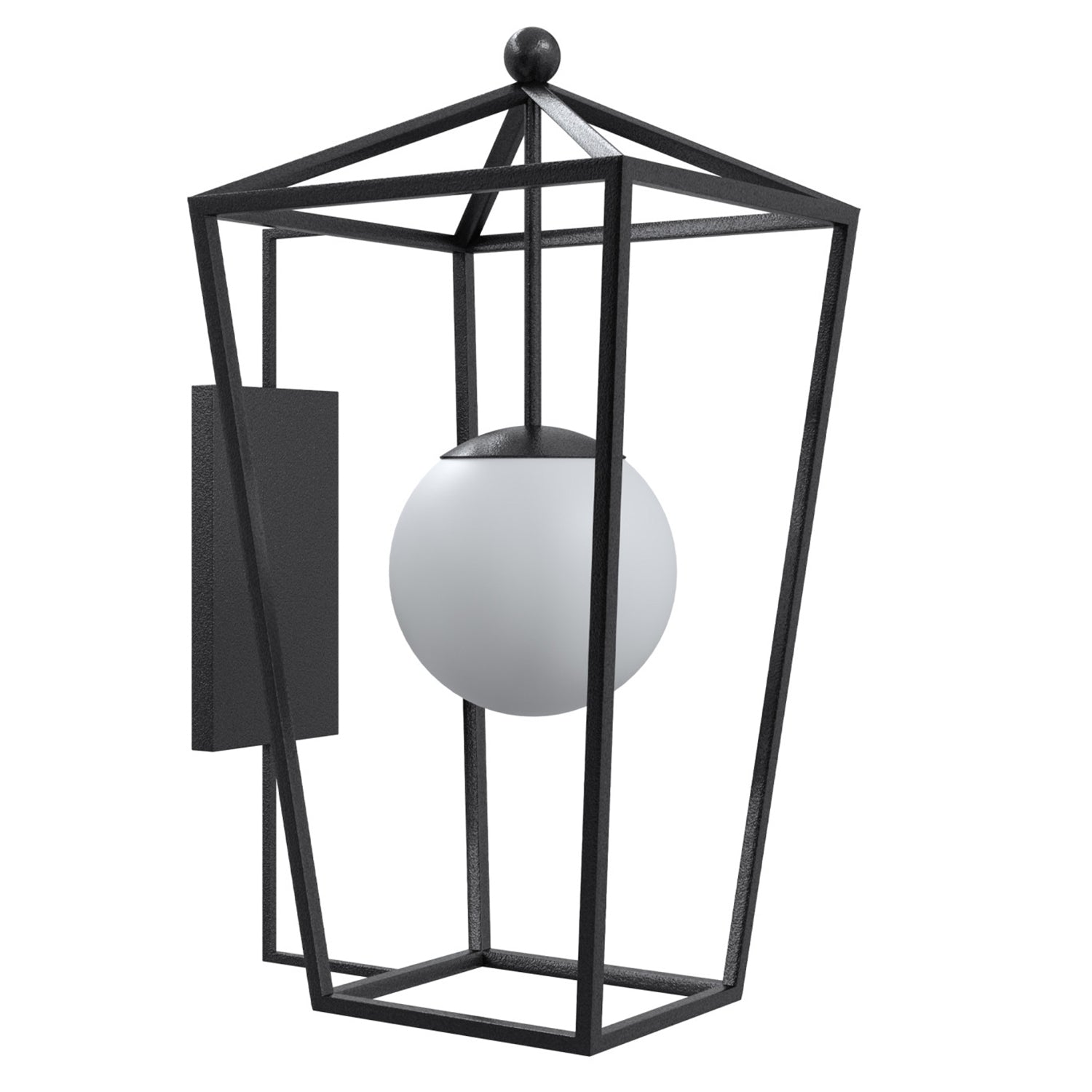 Currey & Co Denison Black Large Outdoor Wall Sconce