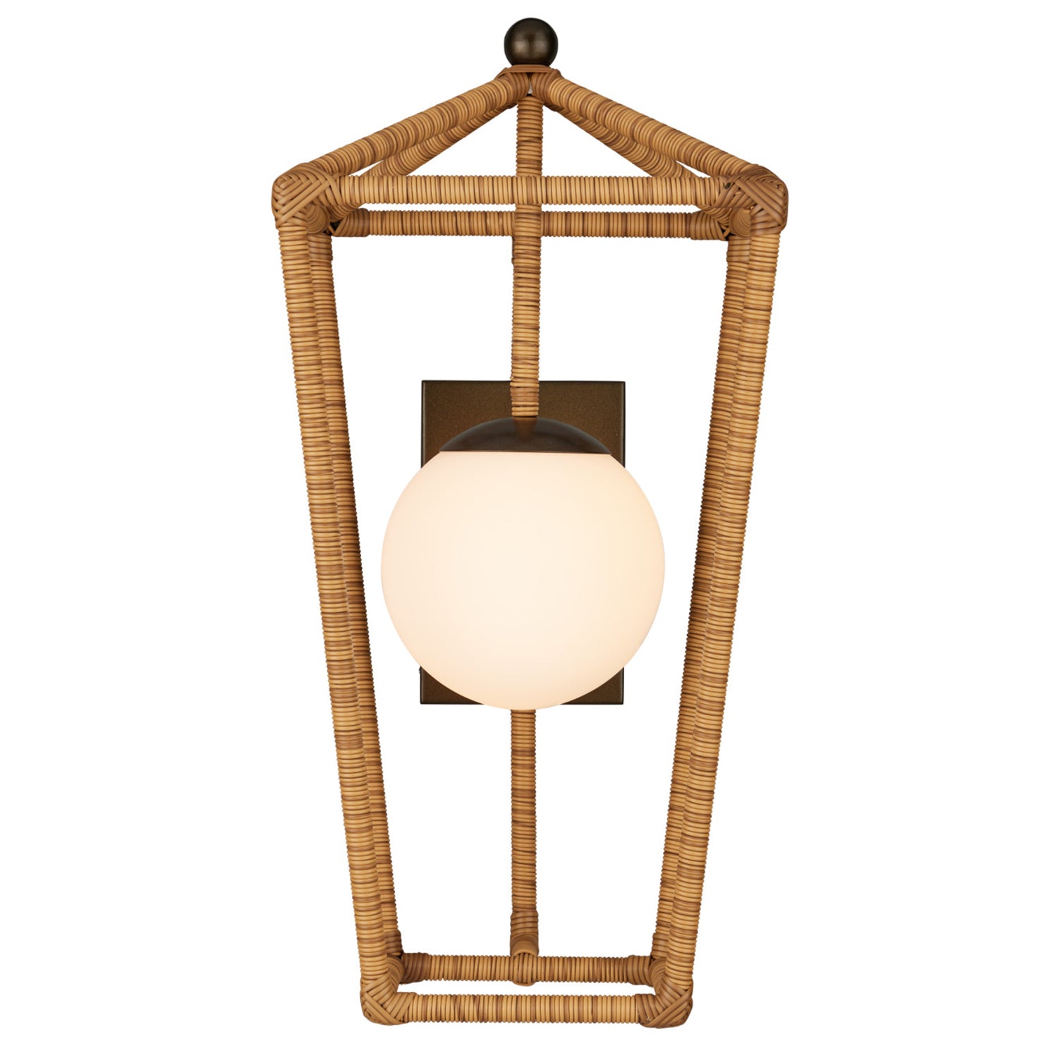 Currey & Co Denison Natural Large Outdoor Wall Sconce